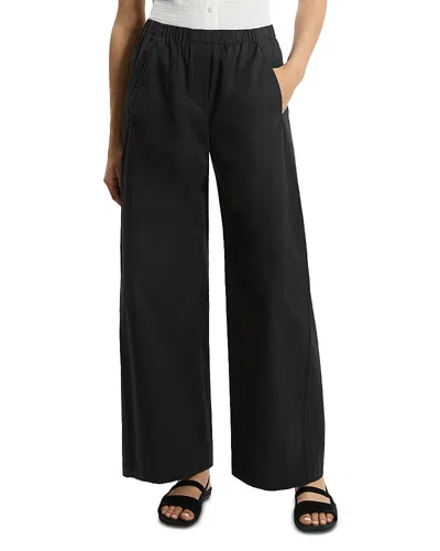Theory Wide Leg Pants In Black