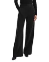 Theory Relaxed Straight Wool-blend Cargo Pant In Black