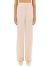 Theory Wide-leg Silk Pants With Comfortable Waistband