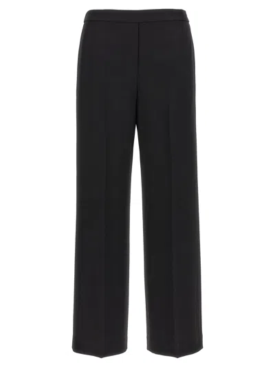 Theory Wide Pull On Pants In Black