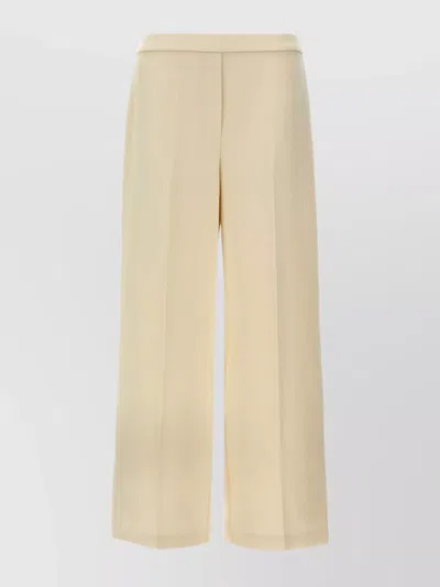 THEORY WIDE PULL ON TROUSERS WITH FRONT PLEATS