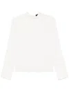 Theory Wide Tie Turtleneck Shirt Clothing