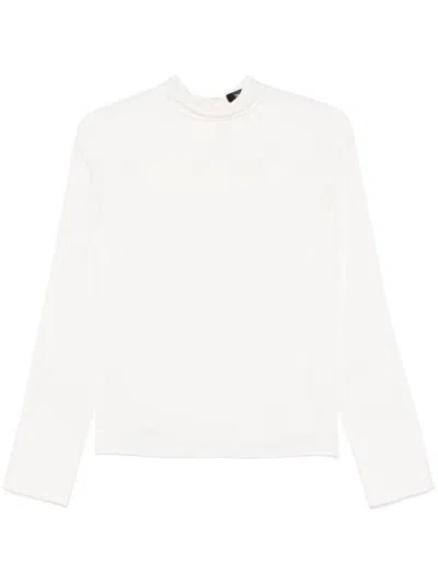 THEORY THEORY WIDE TIE TURTLENECK SHIRT