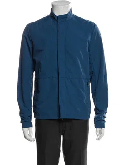 Pre-owned Theory Windbreaker In Blue