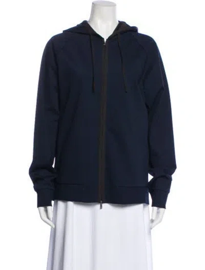 Pre-owned Theory Windbreaker In Blue