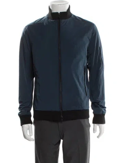 Pre-owned Theory Windbreaker In Blue