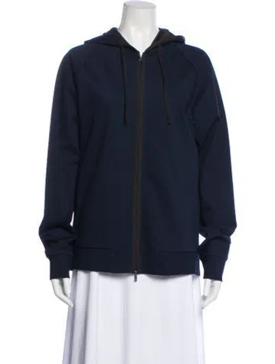 Pre-owned Theory Windbreaker In Blue