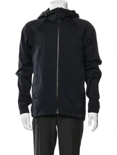 Pre-owned Theory Windbreaker In Blue