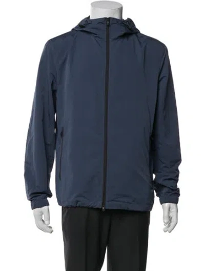 Pre-owned Theory Windbreaker In Blue