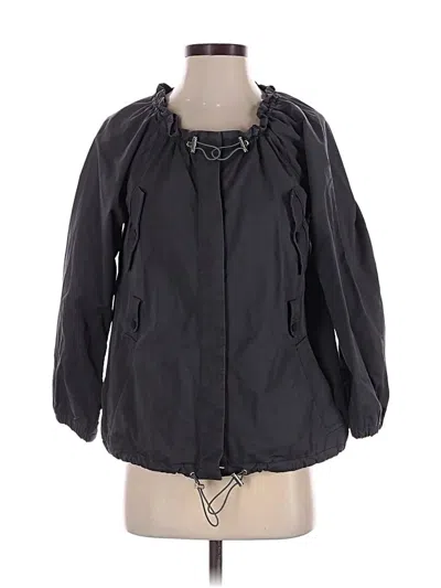 Pre-owned Theory Windbreaker Jacket In Black