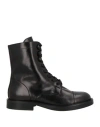 Theory Woman Ankle Boots Black Size 6 Calfskin In Black