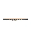 Theory Woman Belt Black Size L Leather In Black