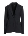 Theory Woman Blazer Black Size 12 Polyamide, Elastane In Black
