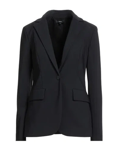 Theory Woman Blazer Black Size 12 Polyamide, Elastane
