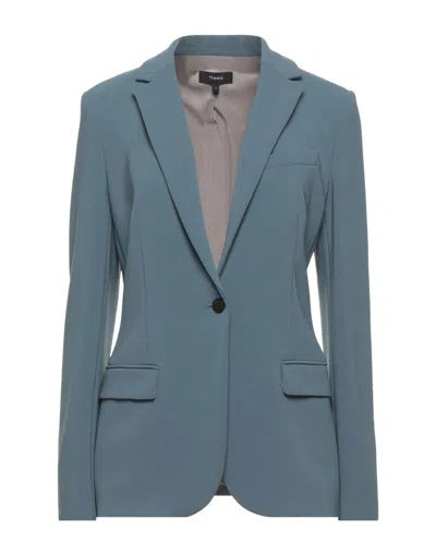 Theory Suit Jackets In Blue