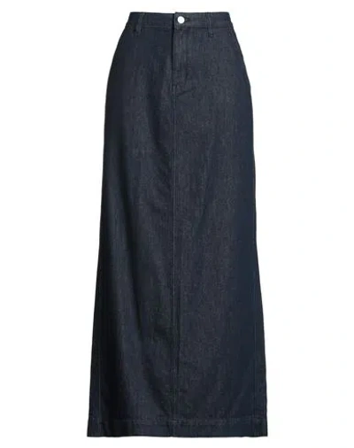 Theory Woman Denim Skirt Blue Size 30 Cotton