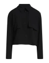Theory Woman Jacket Black Size L Triacetate, Polyester In Black