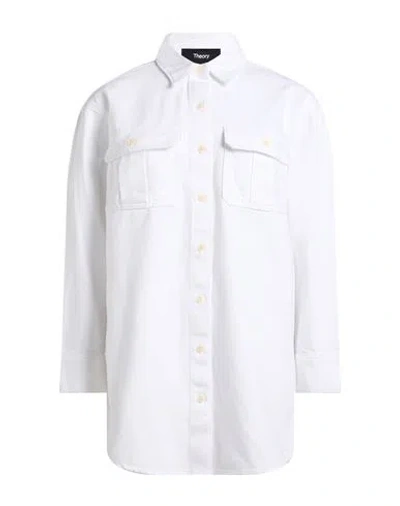 Theory Woman Jacket White Size Xs Cotton