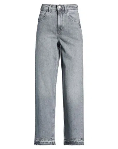 Theory Woman Jeans Grey Size 30 Cotton, Elastane In Gray