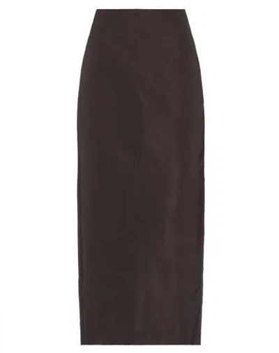 Theory Long Skirts In Dark Brown