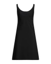 Theory Woman Midi Dress Black Size 6 Wool, Polyester, Elastane In Black