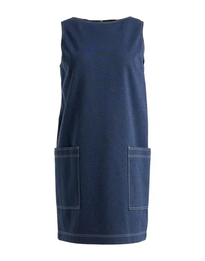 Theory Short Dresses In Blue
