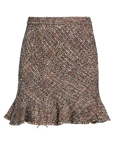 Theory Woman Mini Skirt Black Size 00 Acrylic, Wool, Cotton, Polyester, Polyamide