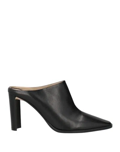 Theory Woman Mules & Clogs Black Size 6 Calfskin