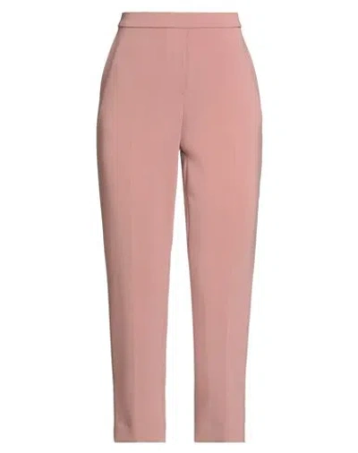 Theory Woman Pants Antique Rose Size 0 Triacetate, Polyester In Pink