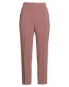 Theory Woman Pants Antique Rose Size 6 Triacetate, Polyester In Brown