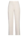 Theory Woman Pants Beige Size 6 Triacetate, Polyester
