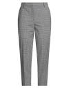 Theory Woman Pants Black Size 10 Virgin Wool, Elastane In Gray