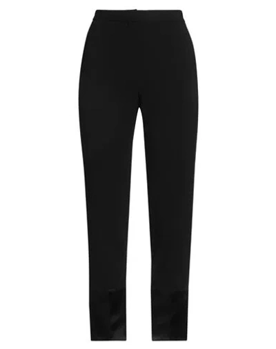 Theory Woman Pants Black Size 4 Triacetate, Polyester