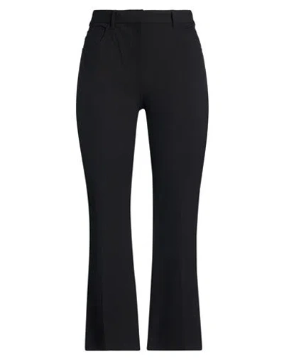 Theory Woman Pants Black Size 12 Triacetate, Polyester