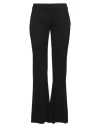 Theory Woman Pants Black Size 6 Virgin Wool, Viscose
