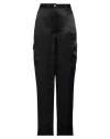 Theory Woman Pants Black Size 8 Acetate In Black
