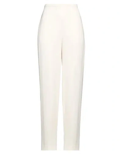 Theory Woman Pants Ivory Size L Triacetate, Polyester