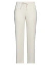 Theory Woman Pants Ivory Size M Triacetate, Polyester In White