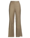 Theory Woman Pants Khaki Size 8 Virgin Wool In Brown
