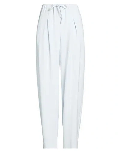 Theory Woman Pants Light Grey Size 12 Triacetate, Acetate In Gray