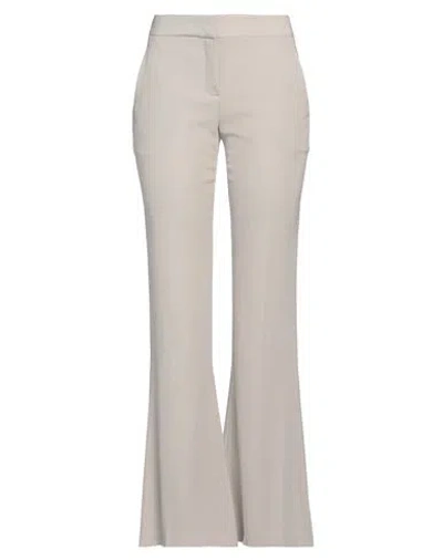 Theory Woman Pants Light Grey Size 6 Virgin Wool, Viscose