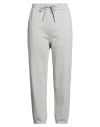 Theory Woman Pants Light Grey Size L Cotton, Polyester In Gray