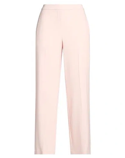 Theory Woman Pants Light Pink Size 4 Triacetate, Polyester