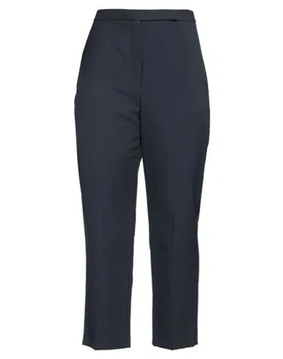 Theory Woman Pants Midnight Blue Size 8 Recycled Polyester, Virgin Wool