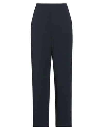 Theory Woman Pants Midnight Blue Size L Triacetate, Polyester In Green