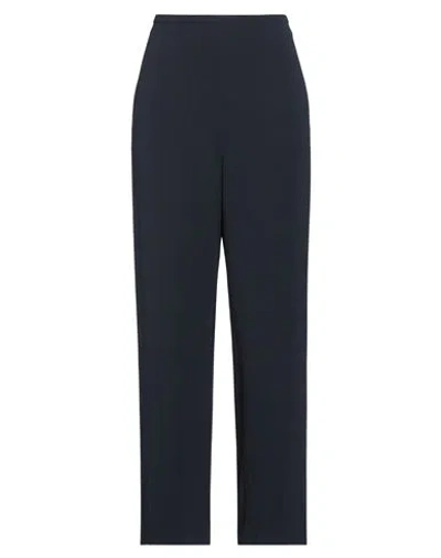 Theory Woman Pants Midnight Blue Size L Triacetate, Polyester