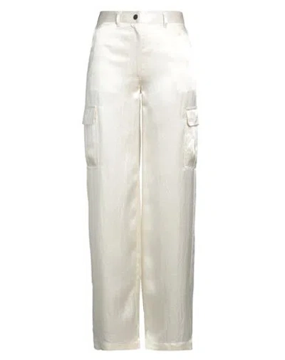Theory Woman Pants Sand Size 2 Acetate In Beige