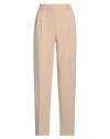 Theory Woman Pants Sand Size 2 Triacetate, Polyester In Beige
