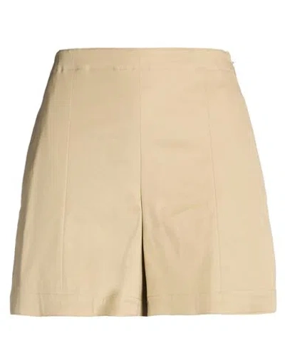 THEORY THEORY WOMAN SHORTS & BERMUDA SHORTS BEIGE SIZE 6 COTTON, ELASTANE