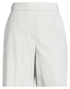 Theory Woman Shorts & Bermuda Shorts Light Grey Size Xs Linen, Viscose, Elastane In Gray